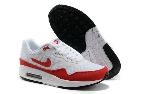 Nike Wmns Air Max 1 Cmft Prm Tape Unisex White Red Running Shoes Norway